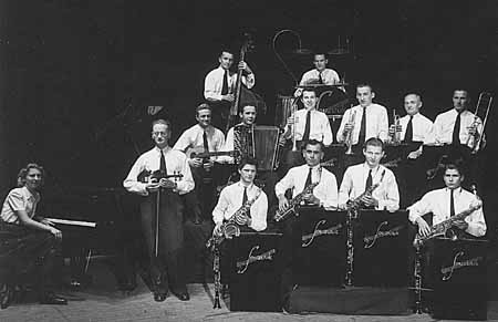 Jazz souzvuk v roce 1947 v Jirskov divadle